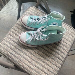 Converse size 4 big girls shoes